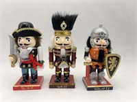 (3) 8 in Nutcrackers