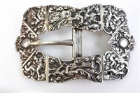 19th C. Dutch Orthodox Jewish Silver Buckle