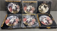 6pc Pittsburgh Pirates Plates w/Clemente Sealed