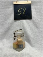 jar with blocks