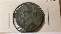 1943 silver, Washington nickel