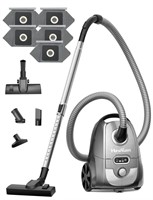 Bagged Canister Vacuum Cleaners for Home,
