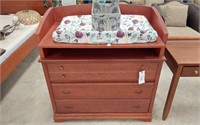 BABY CHAINING TABLE- WITH DRAWERS - VERY NICE