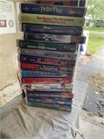 15 vhs tapes