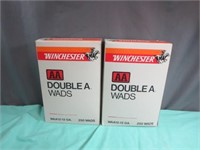 2 Full Boxes of Winchester Double A Wads 12 Gauge