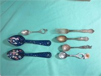 Small Lot of Collectible Silverware Including