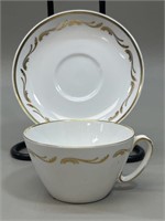 Royal Stafford Porcelain Teacup & Saucer VTG