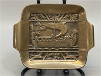 Viking Adel Malm Denmark Bronze Tray Plate
