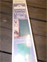 Hunter Textured Vertical Blinds, 104"Wx84"L, Fits
