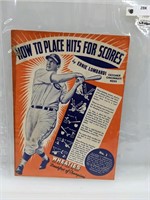 1939 Wheaties BB12 #1 Ernie Lombardi Booklet