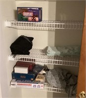 Contents of closet