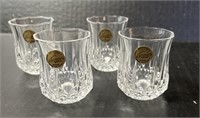 4 Cristal d'Arques French lead crystal shot glass