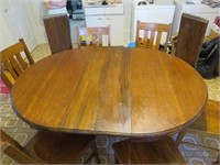 Dining Table w/6 chairs & Leaves