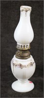 MILK GLASS MINIATURE OIL LAMP