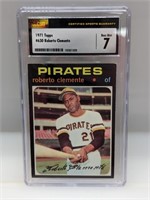 1971 Topps #630 Roberto Clemente CSG 7 Near Mint