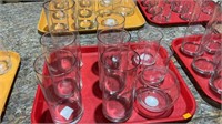 Glass display candleholders