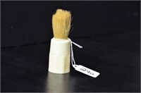 White handle (Bakelite?) White Hair Barbers Brush