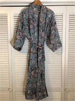 VINTAGE FLORAL PRINTED ROBE