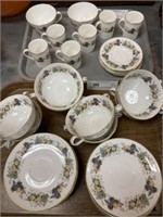 Royal Doulton Ravenna Pattern Cups and Saucers