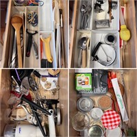 Kitchen drawer lot