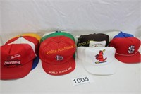 Group of (11) Advertising Caps