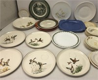 Assorted plates saucers/ Salem, Old Curiosity shop