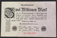 1923 GERMANY 2 MILLION MARKS XF