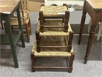 Set Of 3 Nesting Stools