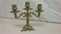 Brass 3-Candle Holder