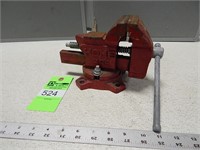 Bench vise; 4" jaws