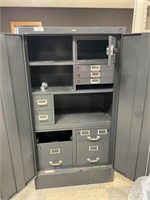 2 Door Metal Cabinet no combo for safe