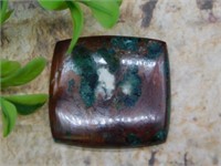 CHRYSOCOLLA CABOCHON ROCK STONE LAPIDARY SPECIMEN