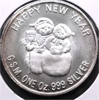 1 OZ .999 SILVER ROUND