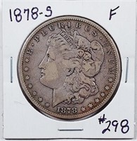 1878-S  Morgan Dollar   F