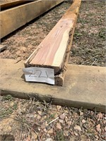 4 x 6 x 12 live edge, eastern red cedar beam