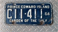 1964 PRINCE EDWARD ISLAND LICENCE PLATE