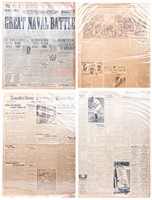 Lot of Antique Newspapers 1915-1917