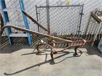 VINTAGE HORSE DRAWN PLOW YARD DECORATION