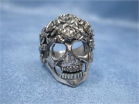 Metal Skull Ring