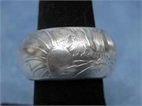 Sterling Silver Tested Coin Ring