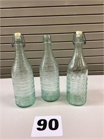 Vintage Glass Water Bottles