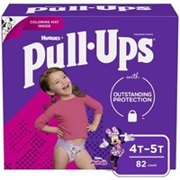 Pull-Ups Girls Potty Training Pants 4T-5T 82 Count