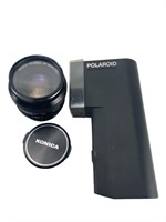 Konica Hexanon AR 50mm Lens/Polaroid Flash