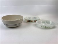 VIntage JAJ Pyrex Glassbake & Pottery Bowl