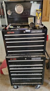 Craftsman Double Stack Tool Box & Misc. Items