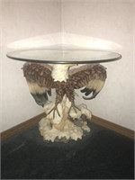 Glass top Eagle Table - 21” T