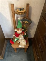 Wooden Chair & Elf