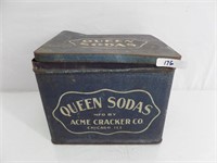 Queen Soda Cracker Tin