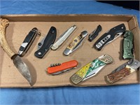 Pocket & 1 Stag handle Knife Collection