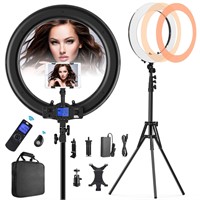 Ring Light with Wireless Remote and iPad Holder, 1